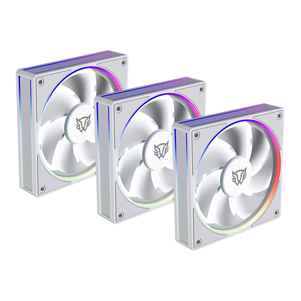 VENTILADOR BALAM RUSH EOLOX BORA EXB85 KIT3X1 120MM BLANCO ARGB BR-942133