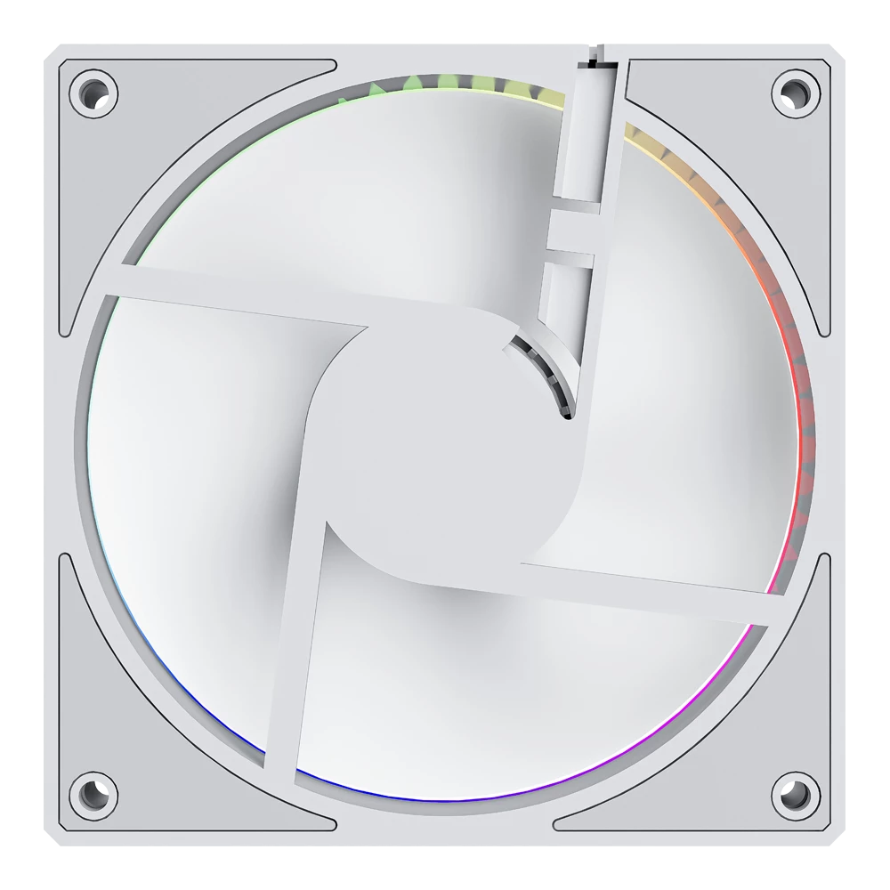 VENTILADOR BALAM RUSH EOLOX BORA EXB85 KIT3X1 120MM BLANCO ARGB BR-942133