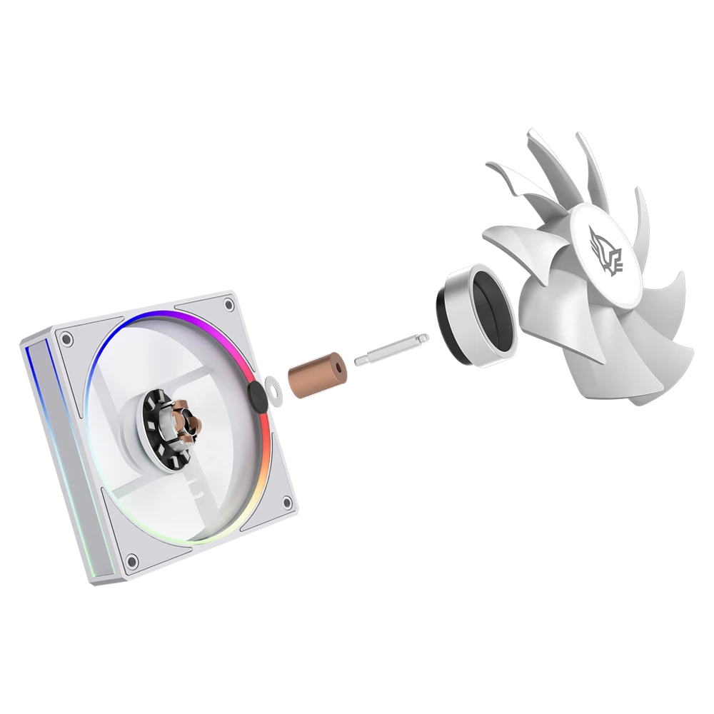 VENTILADOR BALAM RUSH EOLOX BORA EXB85 KIT3X1 120MM BLANCO ARGB BR-942133