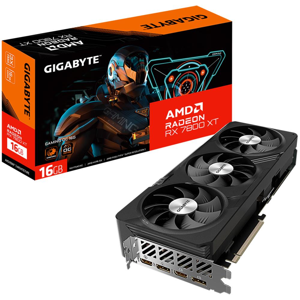 TVIDEO GIGABYTE RX7800 XT GAMING OC 16G 256BIT GDDR6 GV-R78XTGAMING OC -16GD