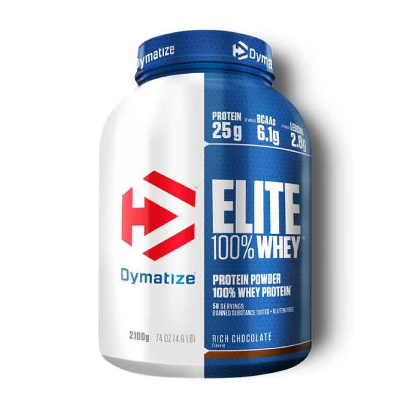 Proteina Dymatize Elite 100% Whey 5 Lbs. 63 Serv. - Chocolate