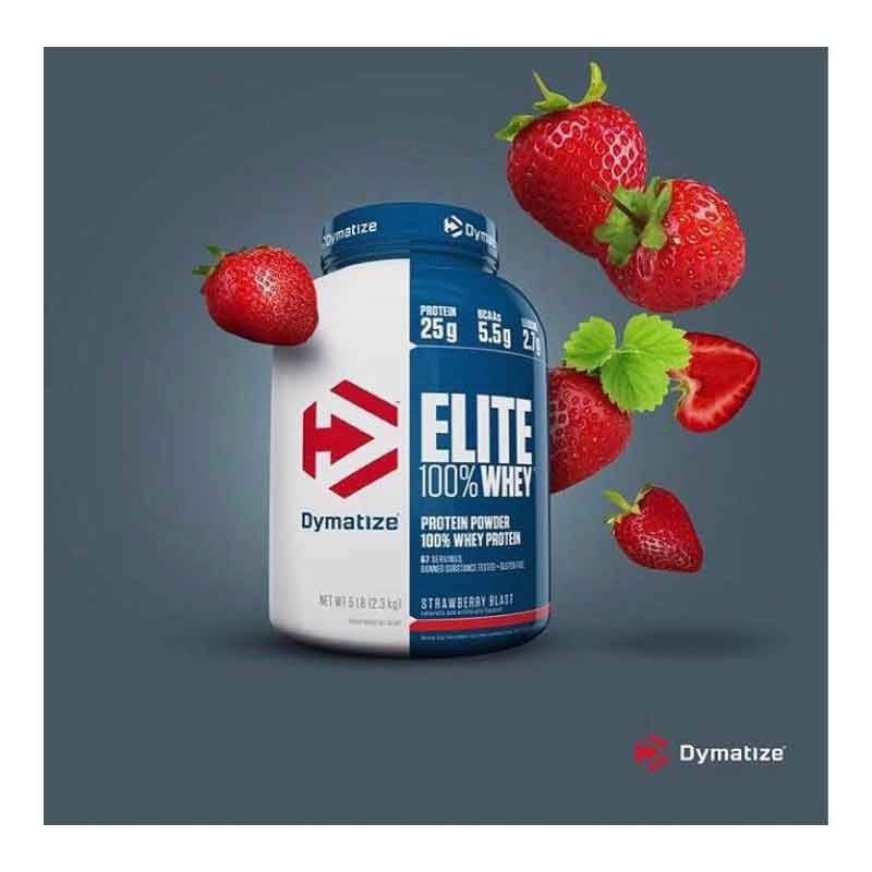 Proteina Dymatize Elite 100% Whey 5 Lbs. 63 Serv. - Chocolate