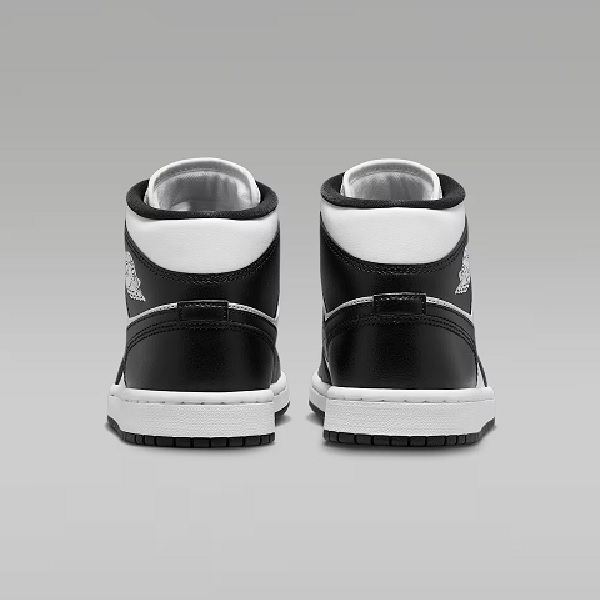 Tenis Air Jordan 1 Mid Negro/blanco Mujer Tallas #24.5 al #26.5