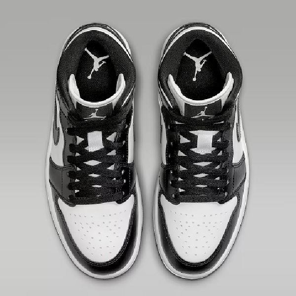 Tenis Air Jordan 1 Mid Negro/blanco Mujer Tallas #24.5 al #26.5