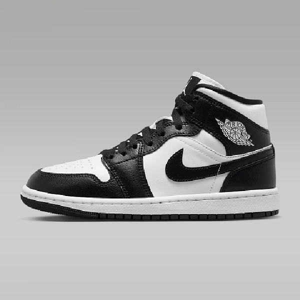 Tenis Air Jordan 1 Mid Negro/blanco Mujer Tallas #24.5 al #26.5