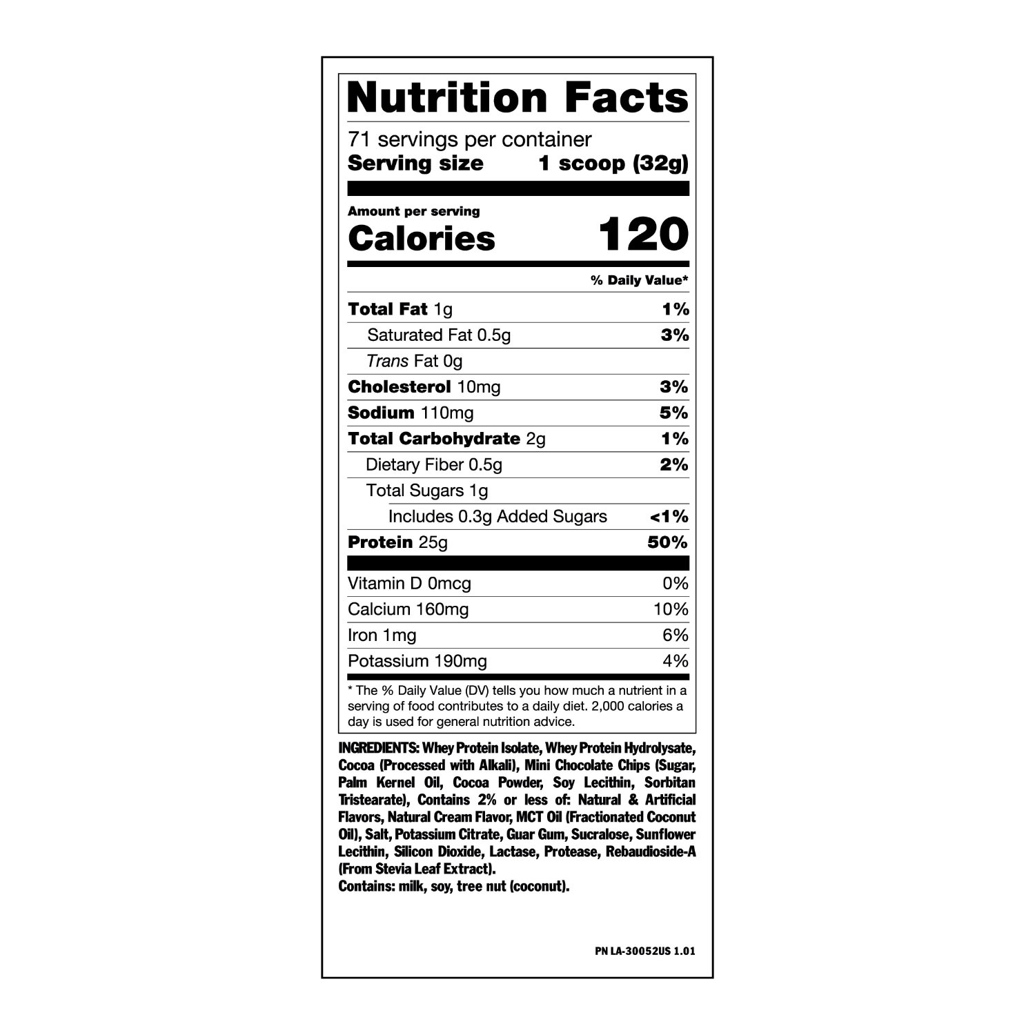 Proteina Isolada Mutant ISO Surge 5lbs 71 Serv - Triple Chocolate