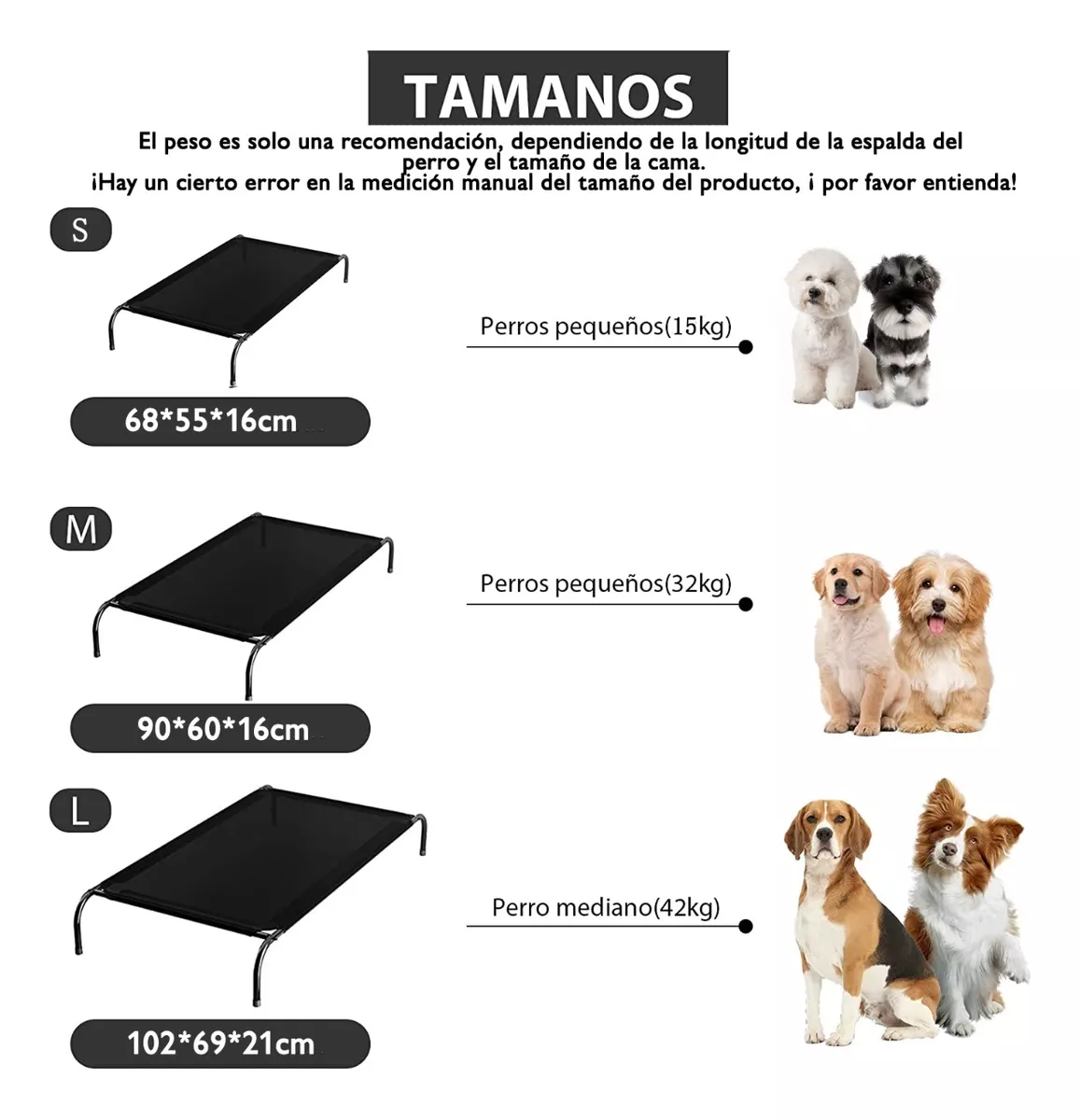 Camas Para Perros Grandes Portátil Para Mascotas Grande M