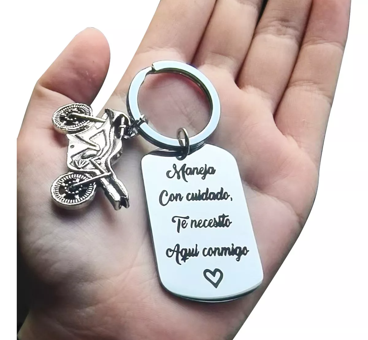 Llavero De Moda Acero Inoxidable De Moto Regalo Para Riders