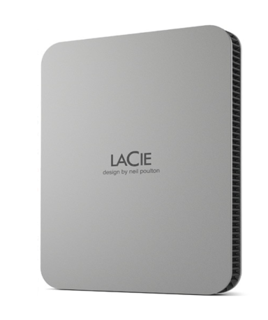 Disco Duro Externo LaCie Mobile Drive 2.5", 2TB, USB-C, Plata - para Mac/PC. 