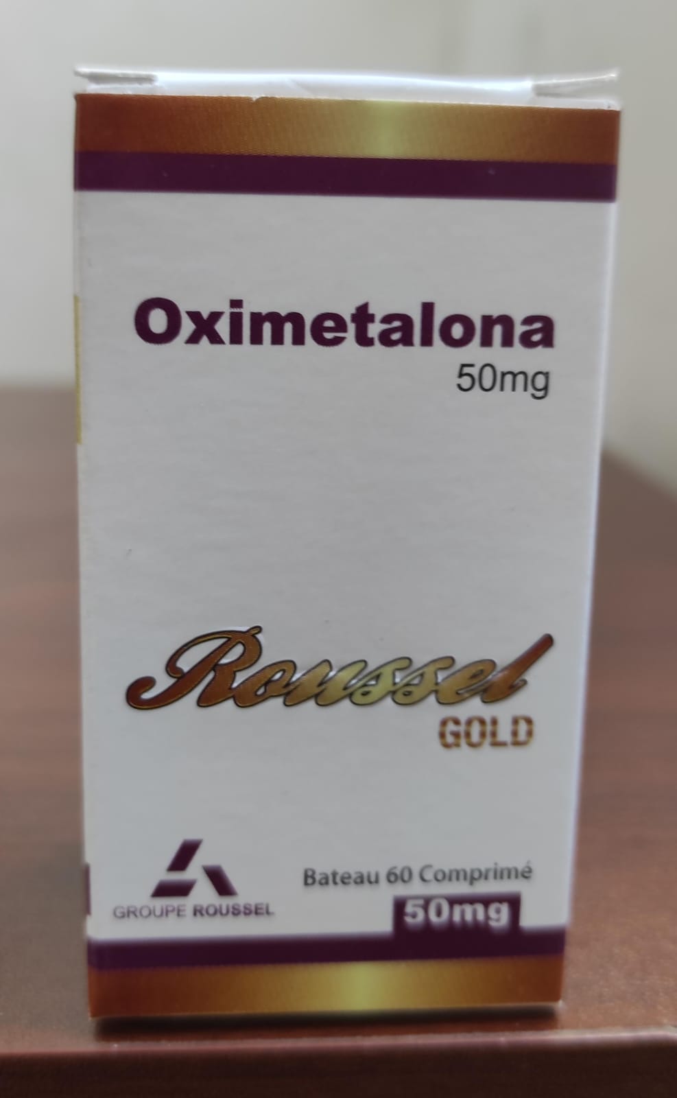 OXIMETALONA - Anadrol - Oral - 50mg/tab 60 tabletas - Roussel Gold - Aumento masivo de volumen y fuerza en tiempo récord