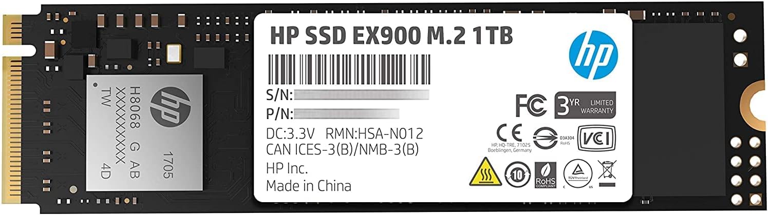 SSD HP EX900 1TB M.2 PCIEX 2150 MB/s 5XM46AA 