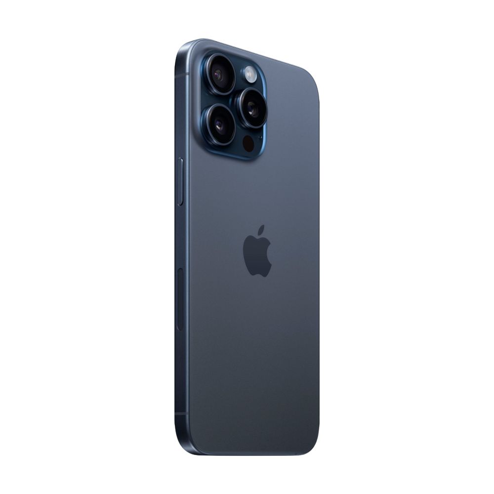 iPhone 15 Pro 128GB Azul E-SIM Reacondicionado + Audífonos Genéricos