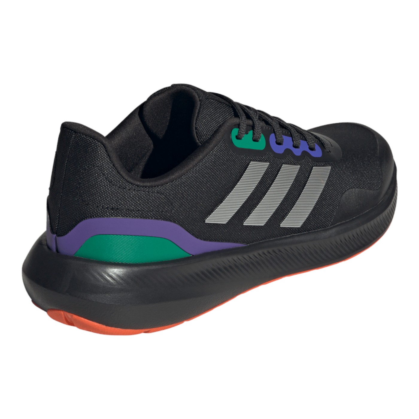 TENIS A D I D A S HOMBRE NEGRO A D I D AS RUNFALCON 30 TR HP7570