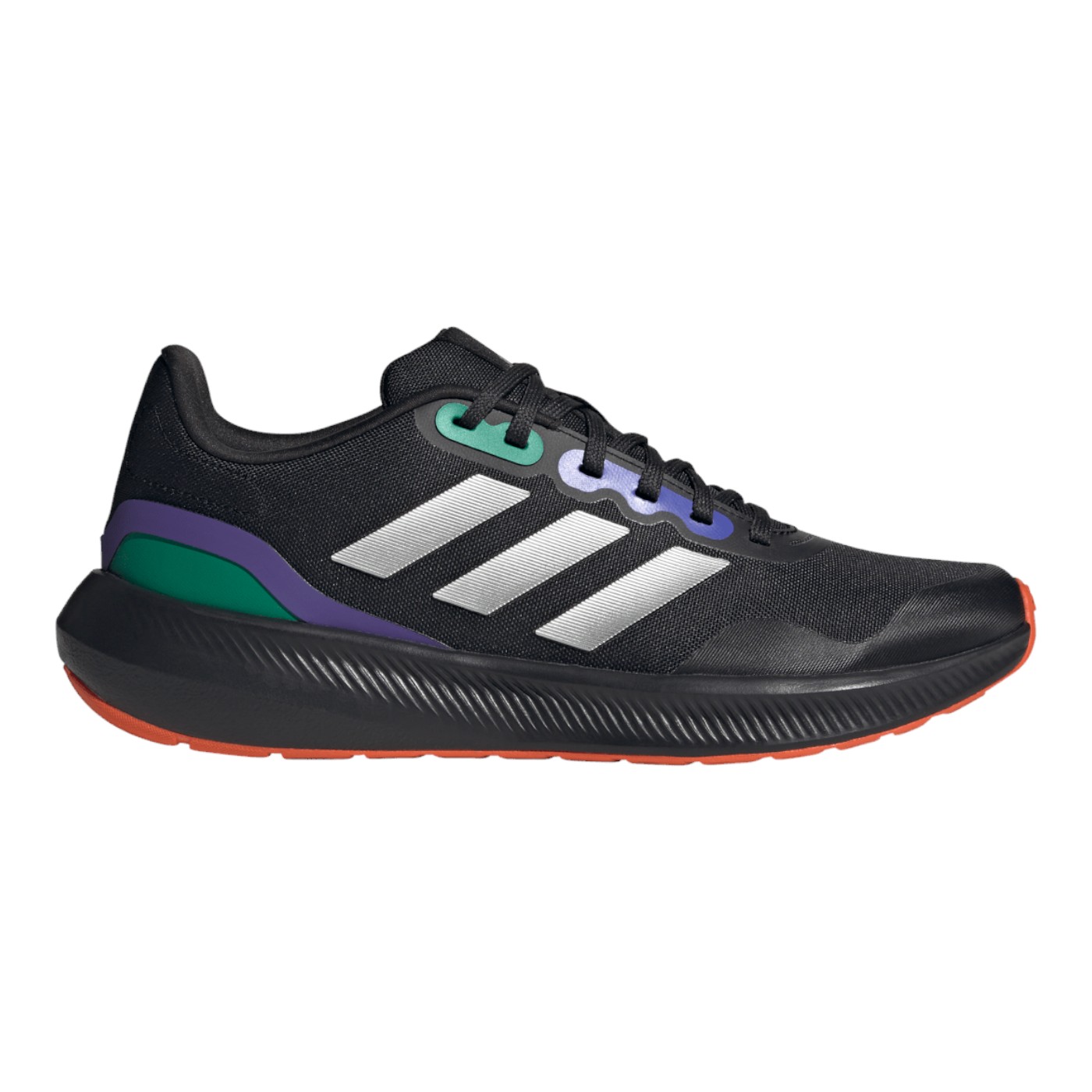TENIS A D I D A S HOMBRE NEGRO A D I D AS RUNFALCON 30 TR HP7570