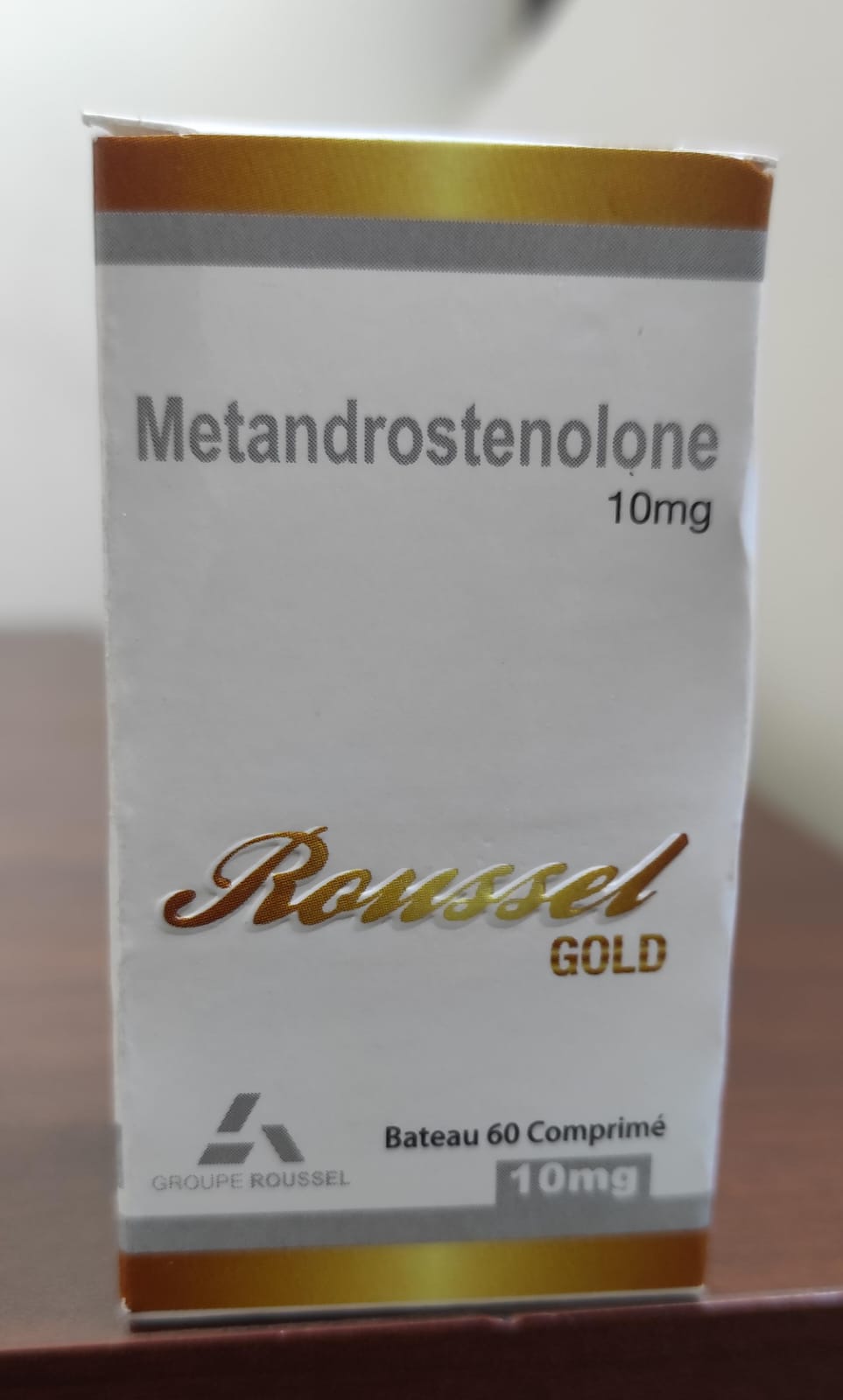 METANDROSTENOLONE - Dianabol - Oral - 10mg/tab 60 tabletas - Roussel Gold - Volumen explosivo y fuerza brutal en semanas