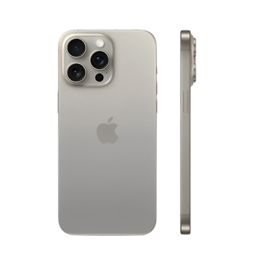 iPhone 15 Pro 128GB Natural E-SIM Reacondicionado + Base Cargador