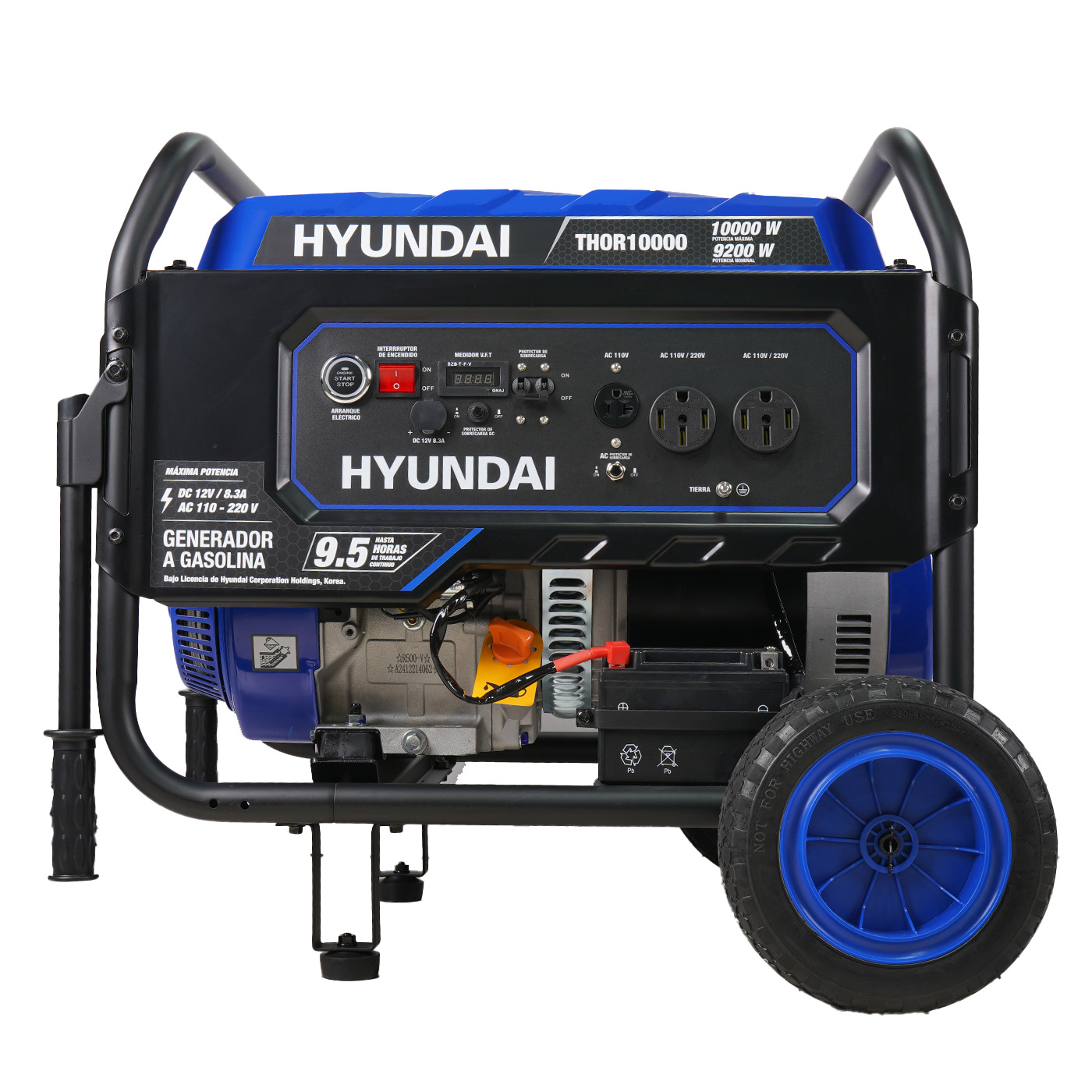 Generador Hyundai Con Motor 18 Hp 11.5kw 110v/220v - THOR10000