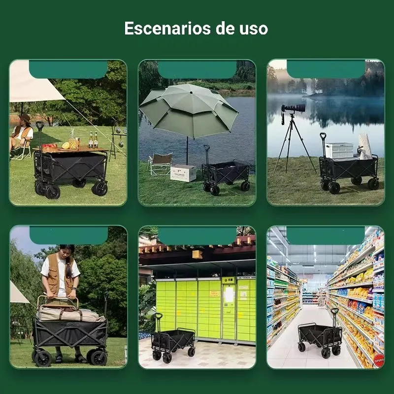 Carrito Plegable  Multiusos hasta 100 kg