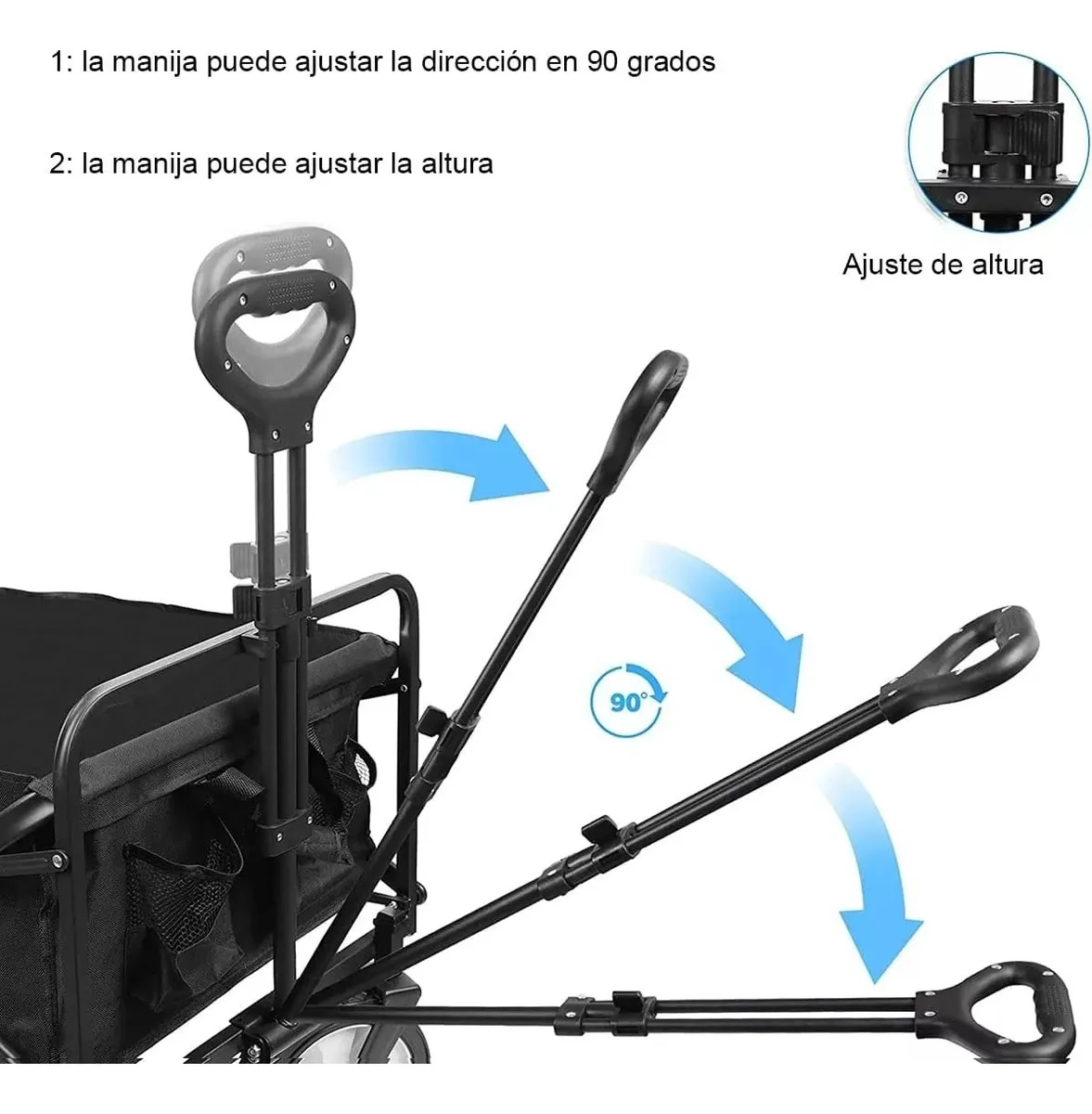 Carrito Plegable  Multiusos hasta 100 kg