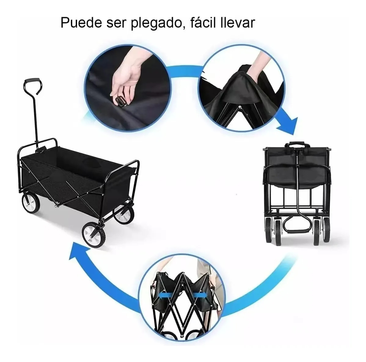 Carrito Plegable  Multiusos hasta 100 kg