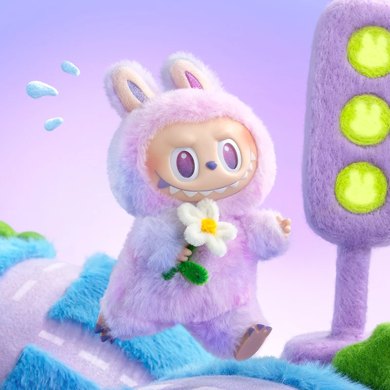 Pop Mart - Labubu Caja Misteriosa Autentica, Series Big Into Energy, 1 Figura Original, 1 Pcs
