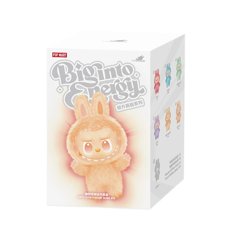 Pop Mart - Labubu Caja Misteriosa Autentica, Series Big Into Energy, 1 Figura Original, 1 Pcs