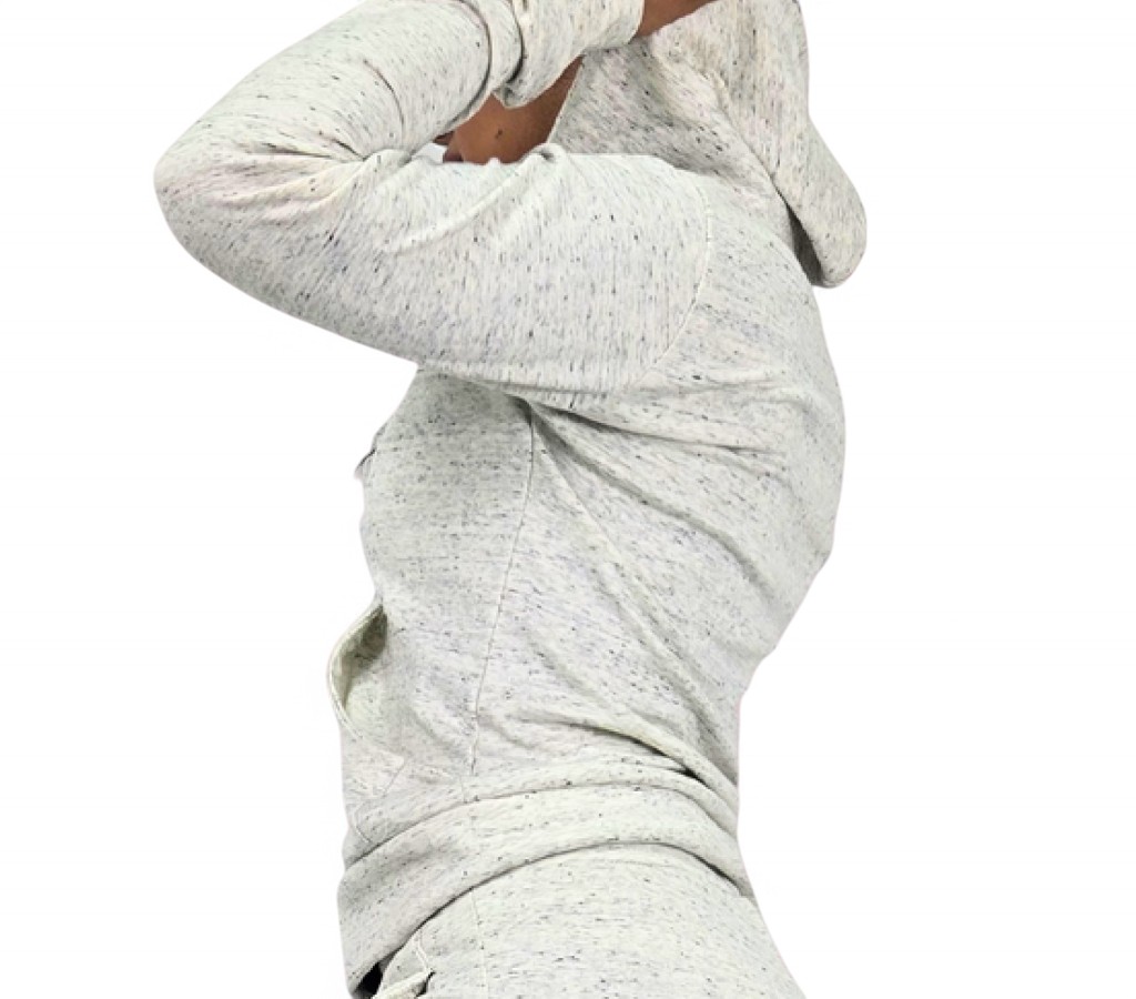 CONJUNTO DE PANTS MUJER, ROPA DEPORTIVA PARA CORRER, SENDERISMO, GYM, ACTIVIDADES AL AIRE LIBRE, COLOR AVENA CON TELA DE ALGODÓN