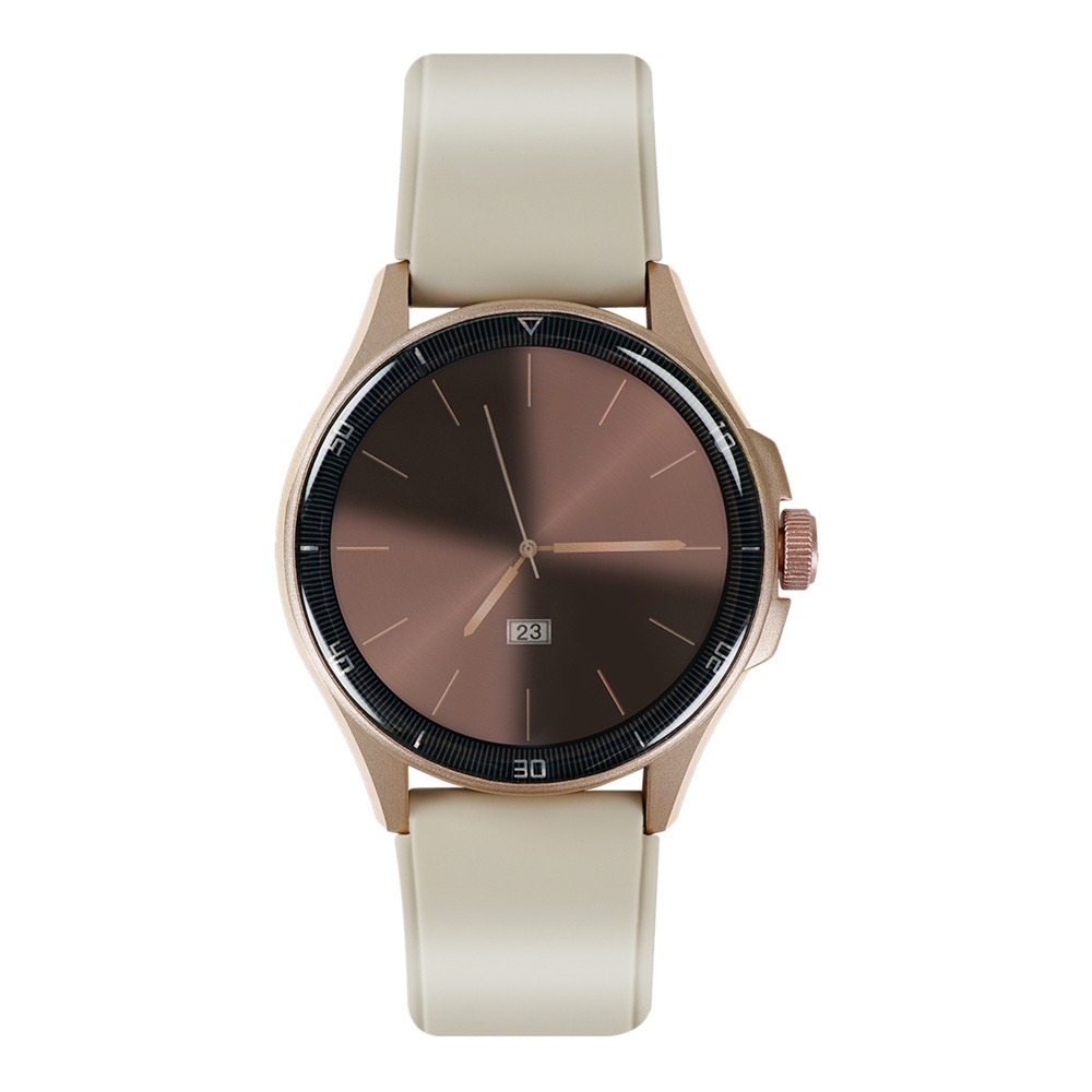 Smartwatch STF Kronos Oblivion AMOLED 1.43", Llamadas, IP68  Color beige