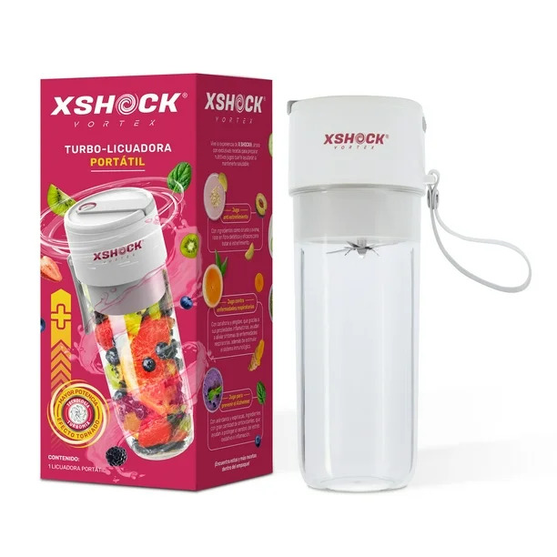 X Shock vortex Licuadora personal X Shock® Vortex, compacta, portátil y recargable