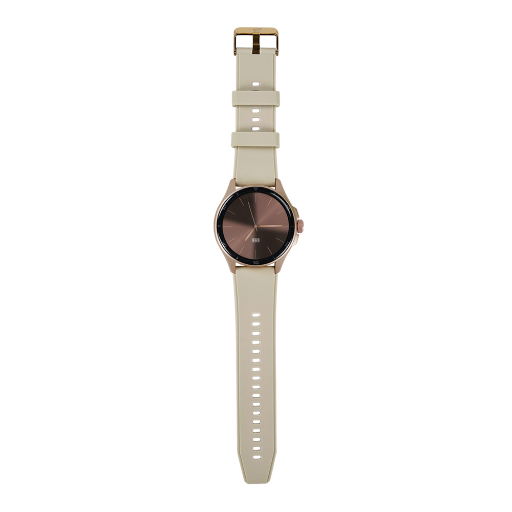 Smartwatch STF Kronos Oblivion AMOLED 1.43", Llamadas, IP68  Color beige