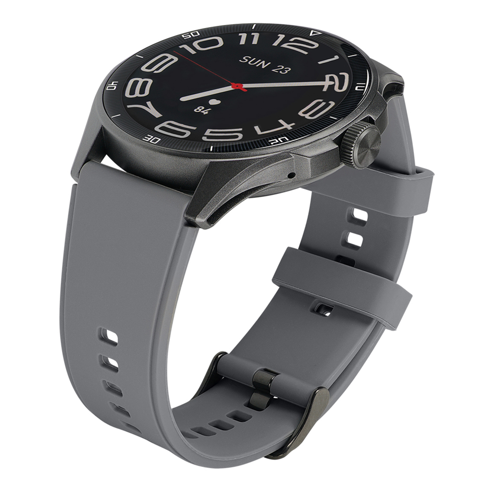 Smartwatch STF Kronos Oblivion AMOLED 1.43", Llamadas, IP68 Color grafito