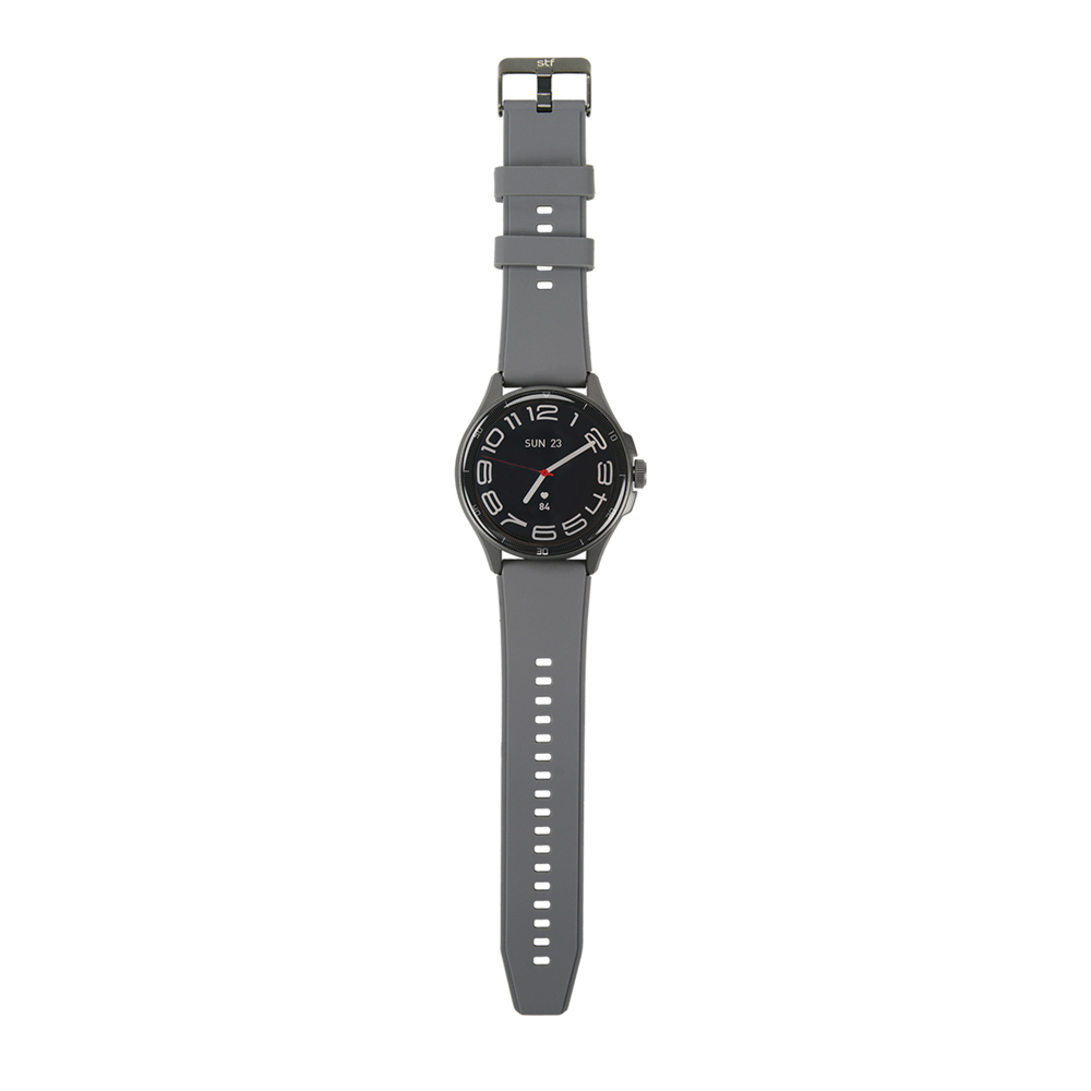 Smartwatch STF Kronos Oblivion AMOLED 1.43", Llamadas, IP68 Color grafito