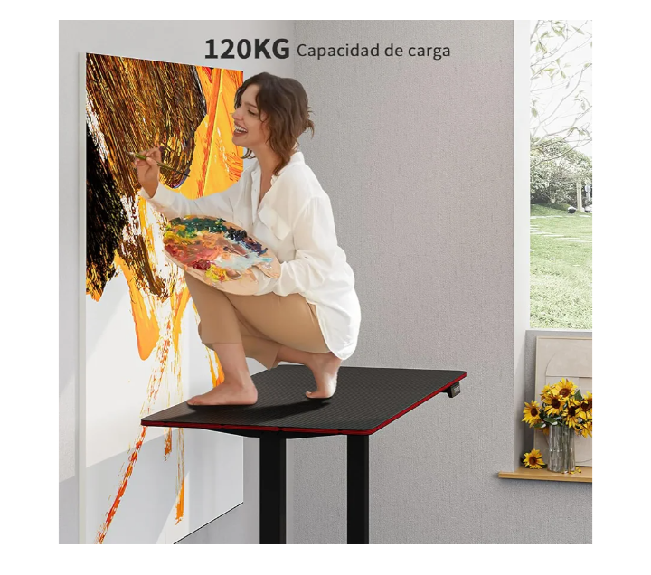 Escritorio para computadora elevable eléctrico ajustable 
