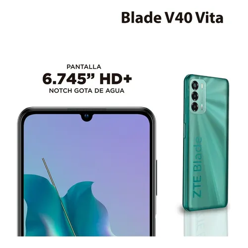 Celular ZTE Blade V40 4GB RAM 128 GB Vita verde Liberado