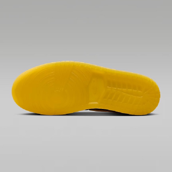 Tenis Air Jordan 1 Mid SE Negro/amarillo Hombre Tallas #25 al #30
