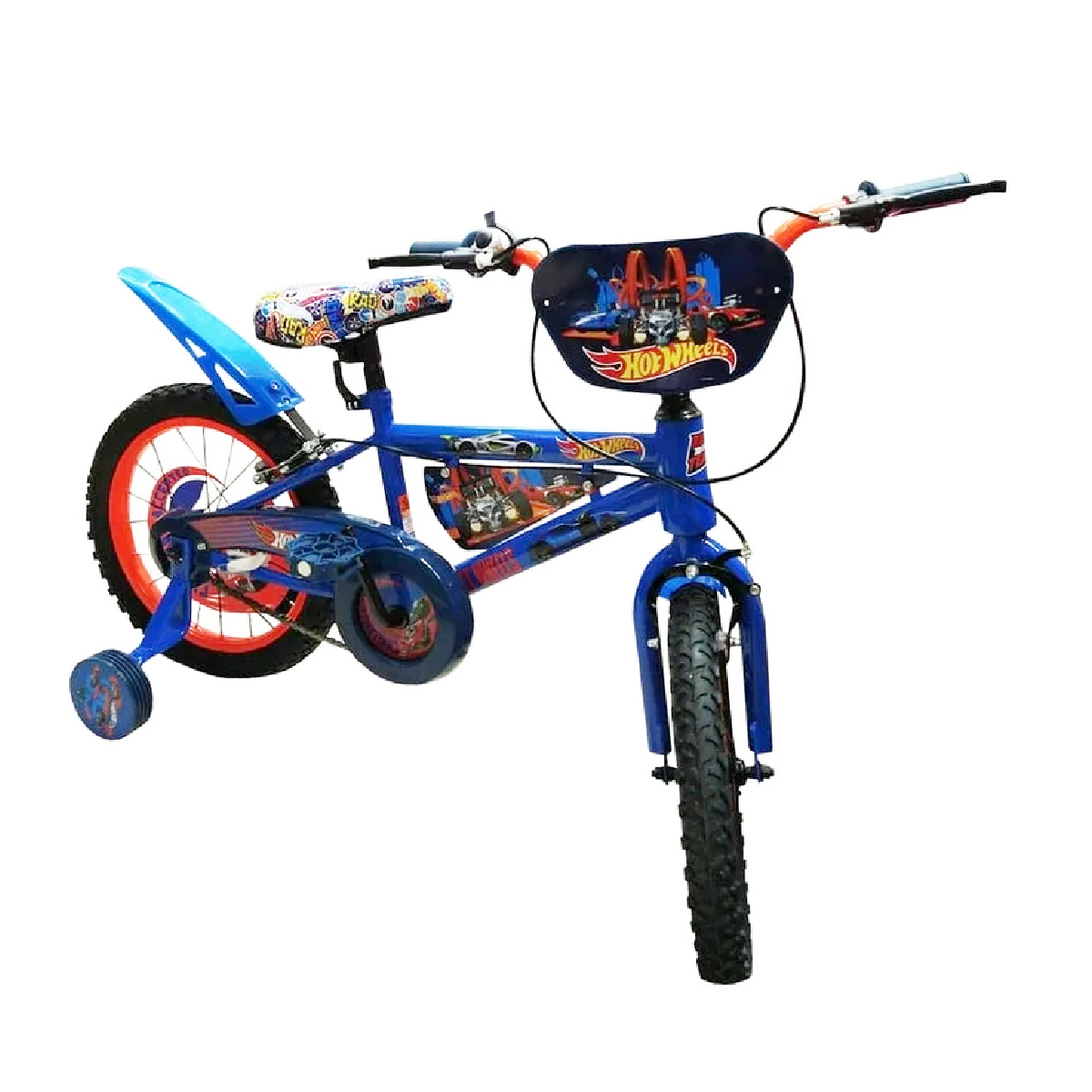 Bicicleta Infantil Para Niños Hot Wheels Rodada 16.
