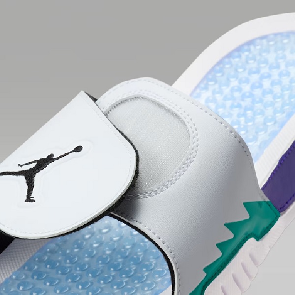 Sandalias Jordan Hydro 5 Retro Blanco/azul Hombre Tallas #25 al #30