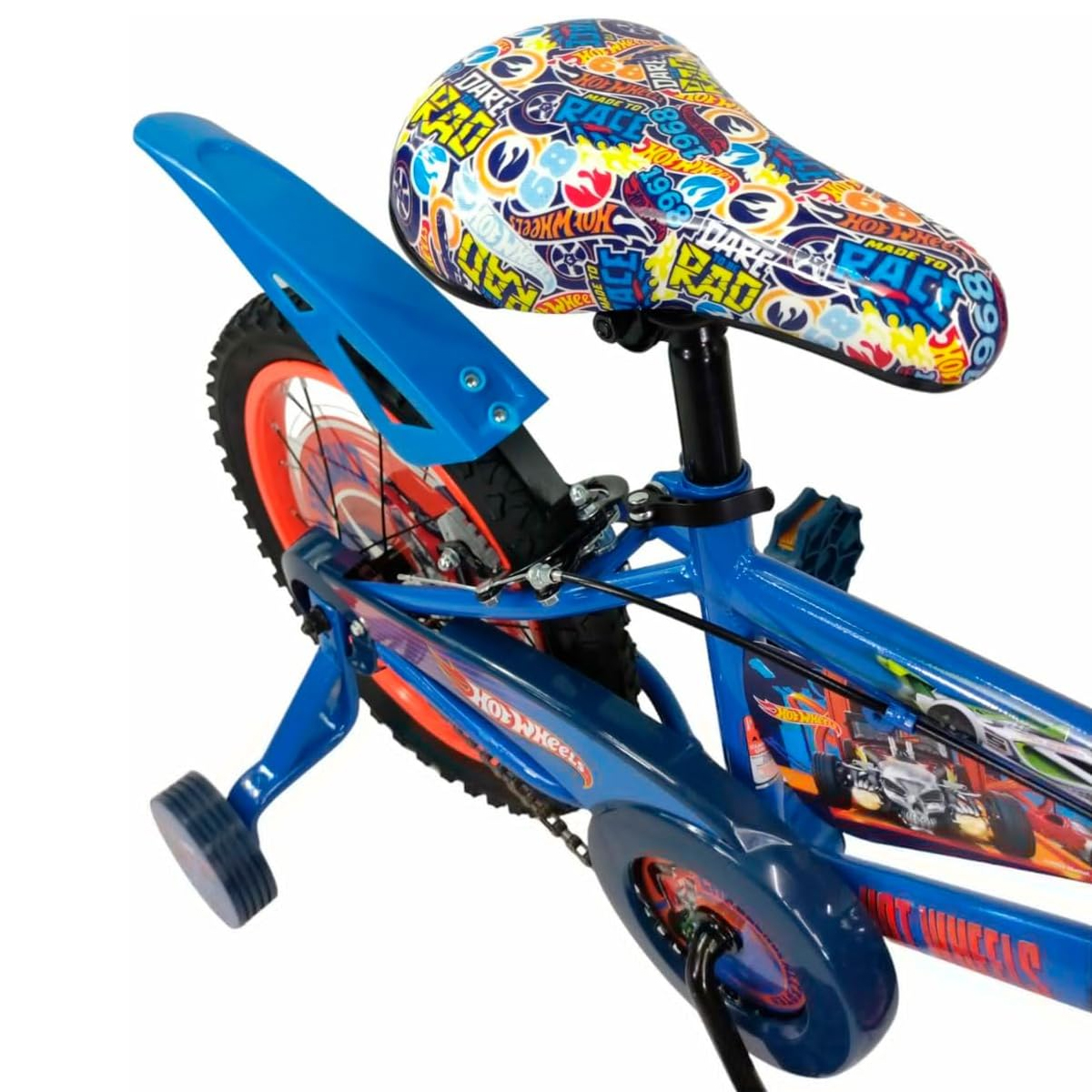 Bicicleta Infantil Para Niños Hot Wheels Rodada 16.