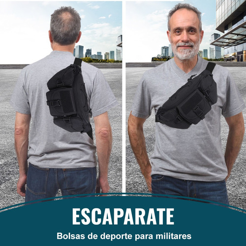 Cangurera Tactica Militar Impermeable Riñonera Deportiva