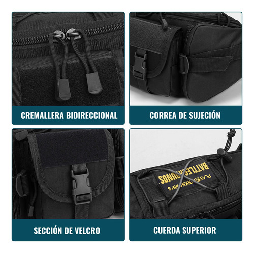 Cangurera Tactica Militar Impermeable Riñonera Deportiva
