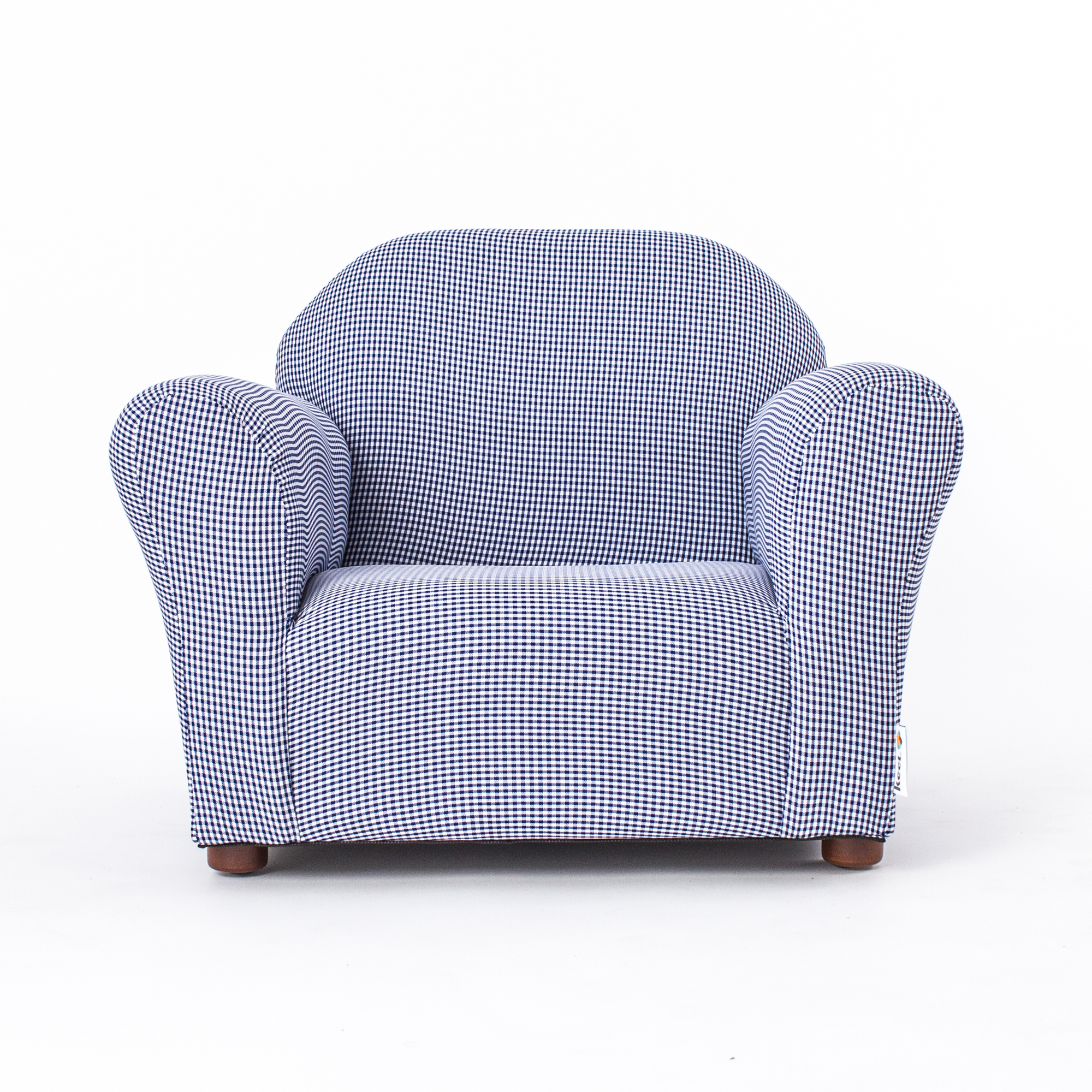 Sillón Infantil Keet: Acogedor y ergonómico, blue navy, relleno en memory foam, estructura y base de madera sólida. Mueble diseñado para potencializar la independencia de los mas pequeños del hogar.