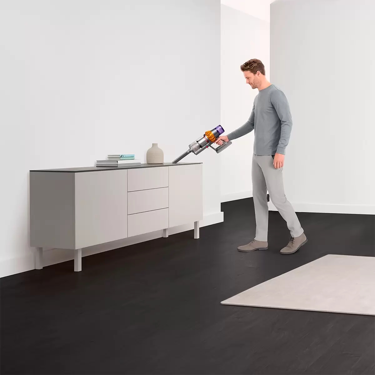 Aspiradora Dyson V15 Detect Extra Inalámbrica Filtración Avanzada + Accesorios
