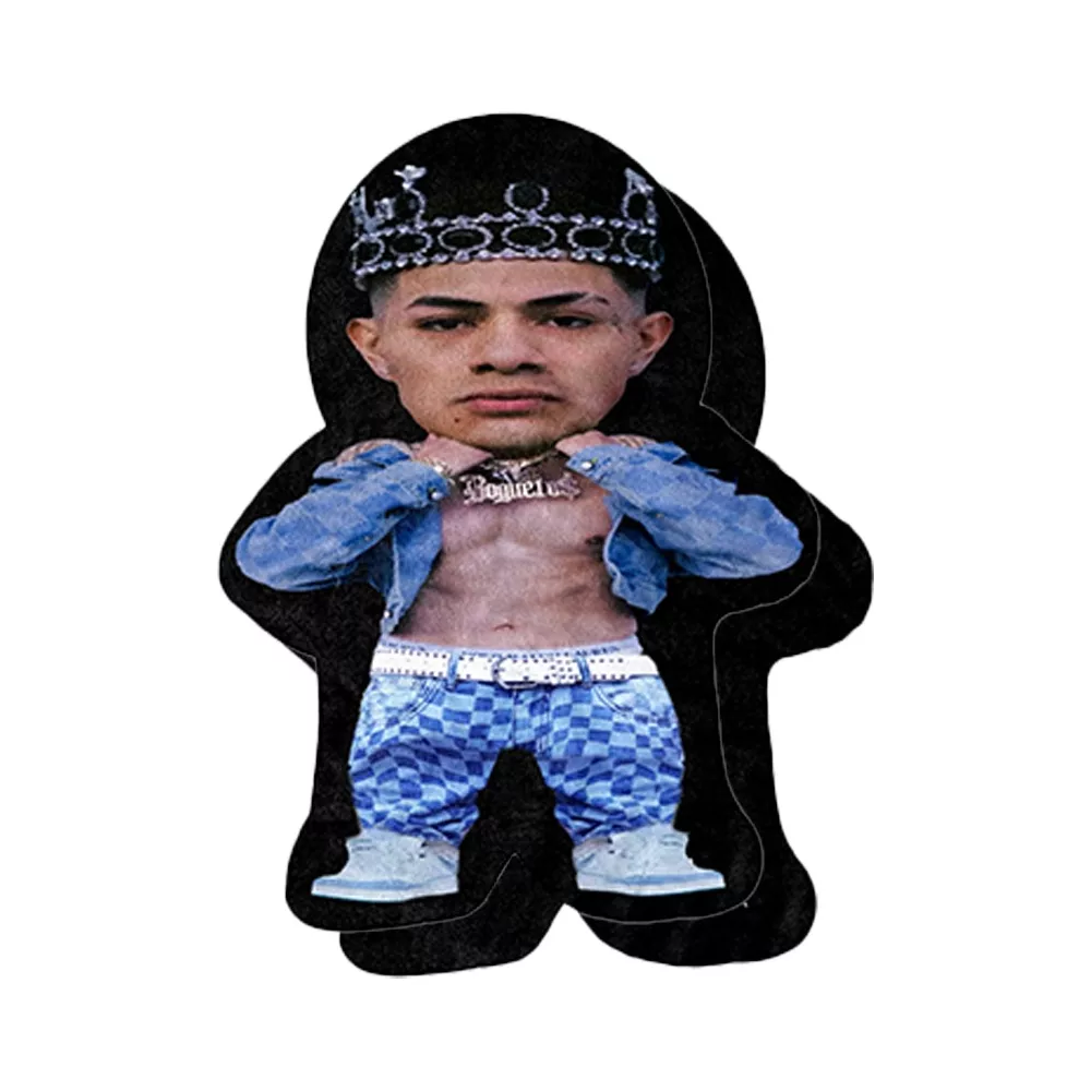 Cojín Almohada Bogueto | el Booo Chiquito | Peluche con Relleno | Peluche Enano Personaje - Artista | Tela Polar
