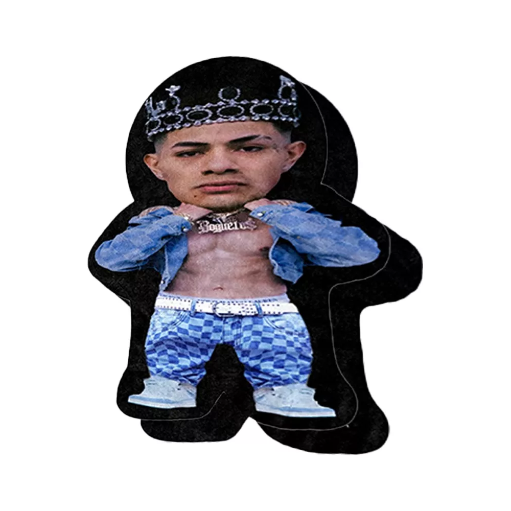 Cojín Almohada Bogueto | el Booo Chiquito | Peluche con Relleno | Peluche Enano Personaje - Artista | Tela Polar