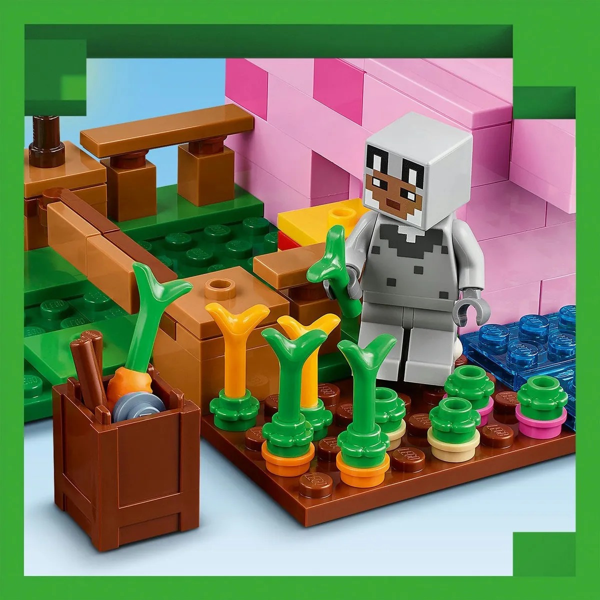 LEGO® Minecraft® La Casa-Cerdo Bebé 21268; Juguete de construcción para niños