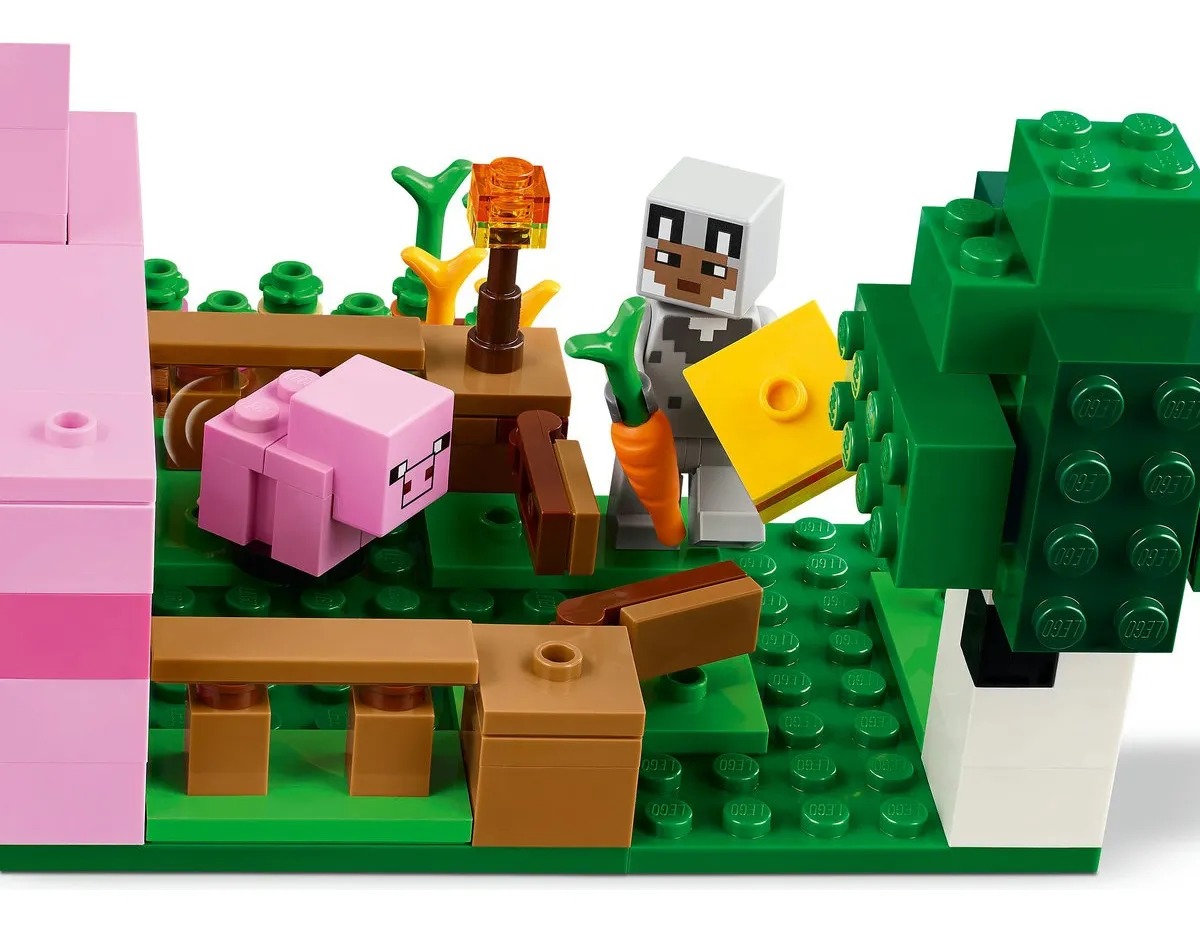 LEGO® Minecraft® La Casa-Cerdo Bebé 21268; Juguete de construcción para niños