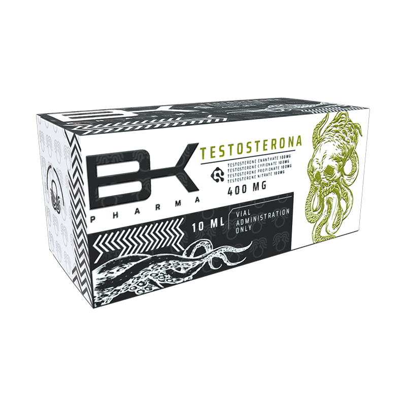 TESTOSTERONA - Blend Enantato/Cipionato/Propionato/Nitrate - Inyectable - 400mg/ml 10ml - BK PHARMA - Potencia total y desarrollo muscular imparable desde el primer ml