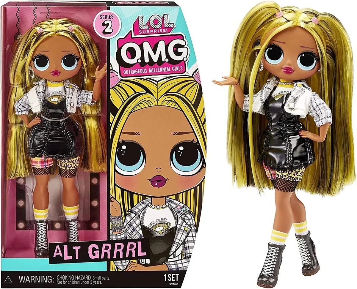 Lol Surprise Omg Outrageous Doll Muñeca Alt Grrrl Serie 2