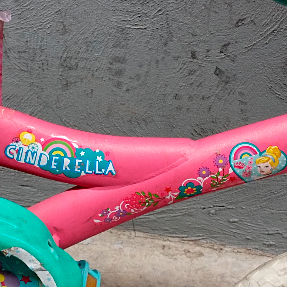 Bicicleta Veloci Reacondicionado Cinderella R12 Rosa