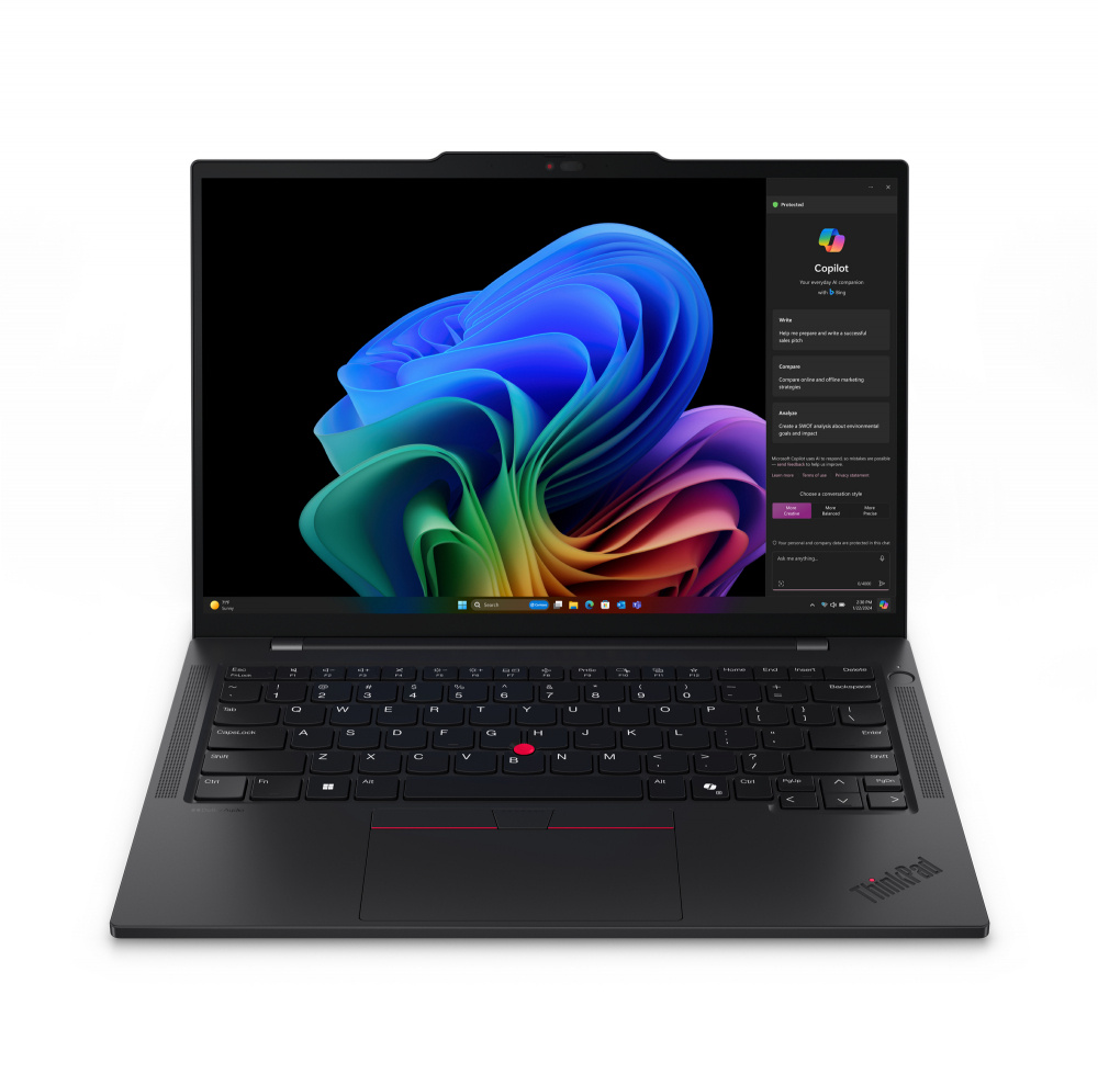 Laptop Lenovo ThinkPad T14s Gen 6 14" 1920x1200 WUXGA, Snapdragon X Elite X1E-78-100, 32GB, 512GB SSD, Windows 11 Pro, Español. 